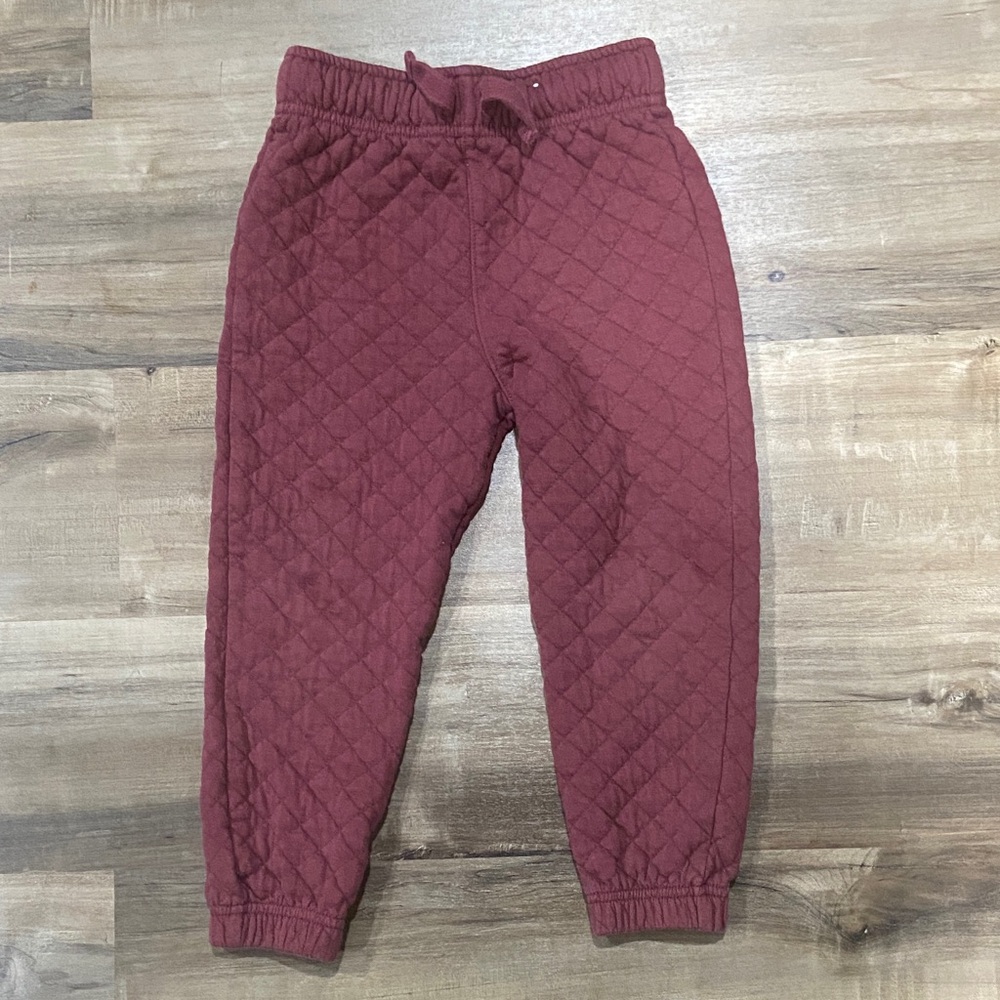 Garanimals Quilted Jogger Pants - Burgundy